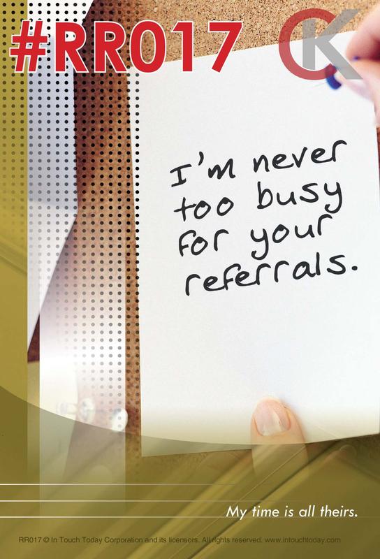
    ReferralKeepers Postcards (Click on image above to see ALL on-line designs)